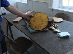 The White Church weathervane restoration